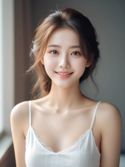 性感女神的清纯面孔